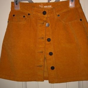 Mustard Yellow Skirt